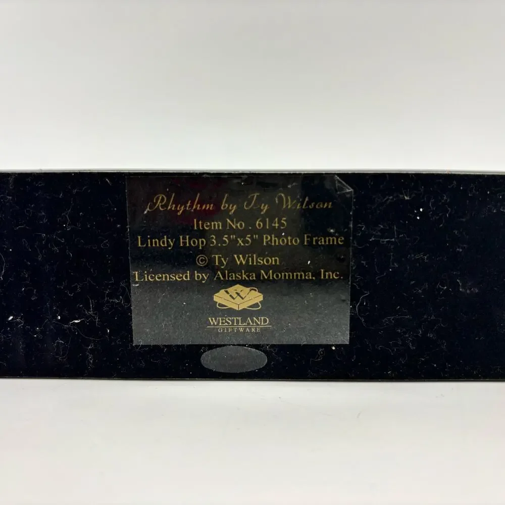 Rhythem by Ty Wilson Lindy Hop No. 6145 Picture Frame Dancers 3D Lucite